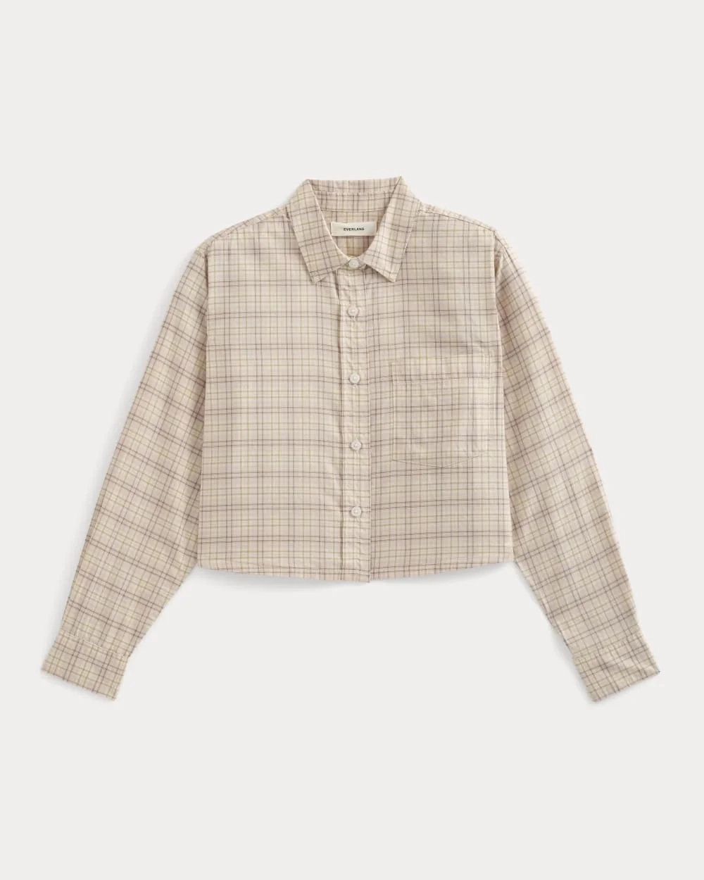 The Way-Short Shirt in Silky Cotton | Plaid (3)