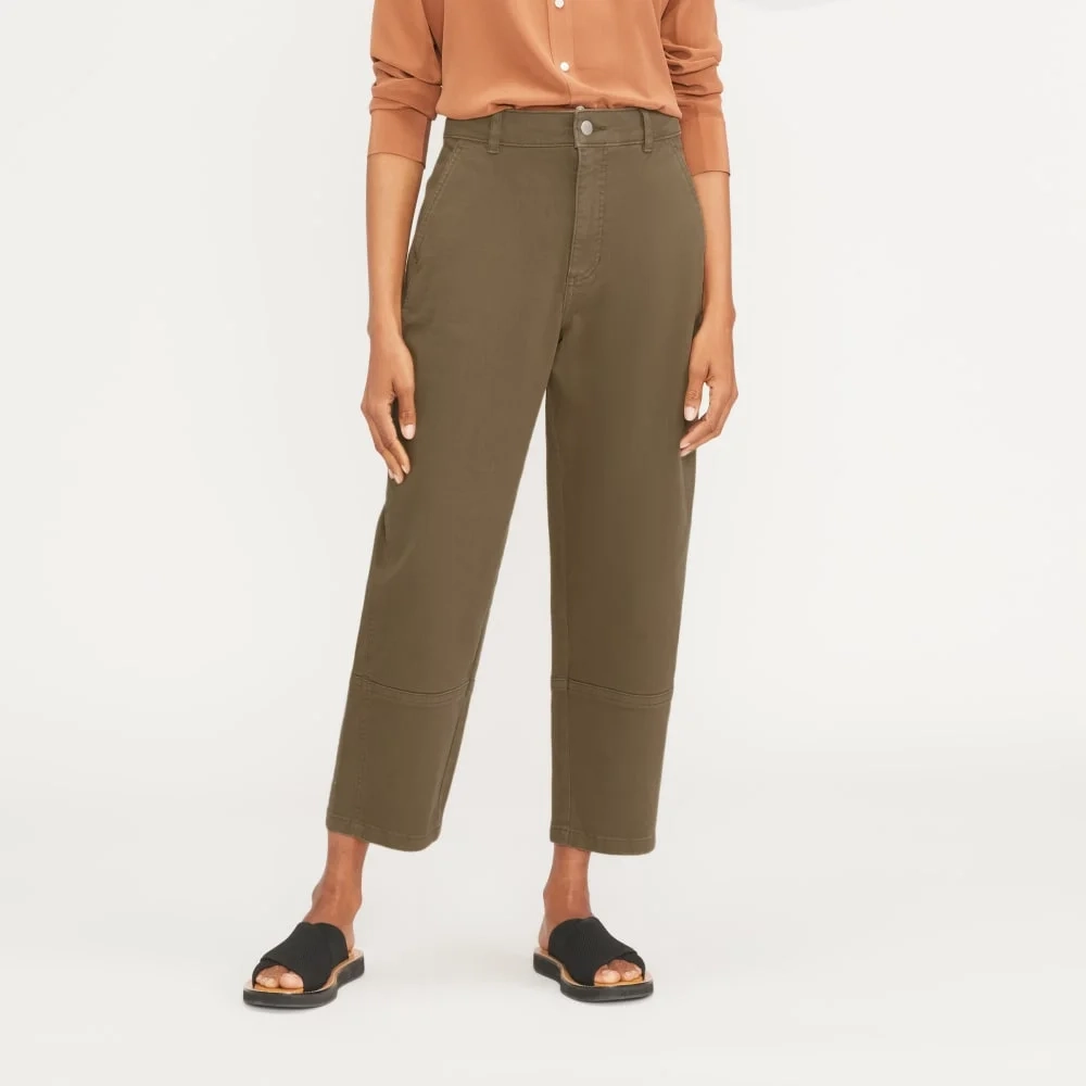 The Utility Barrel Pant | Dark Moss | Regular (6)
