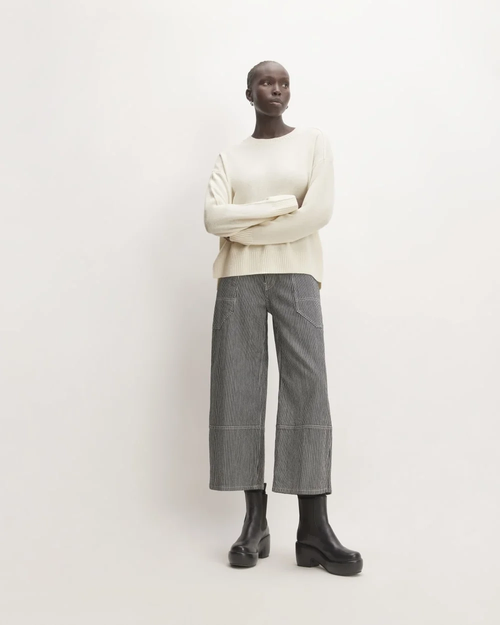 The Good Merino Wool Crewneck Sweater | Bone (4)