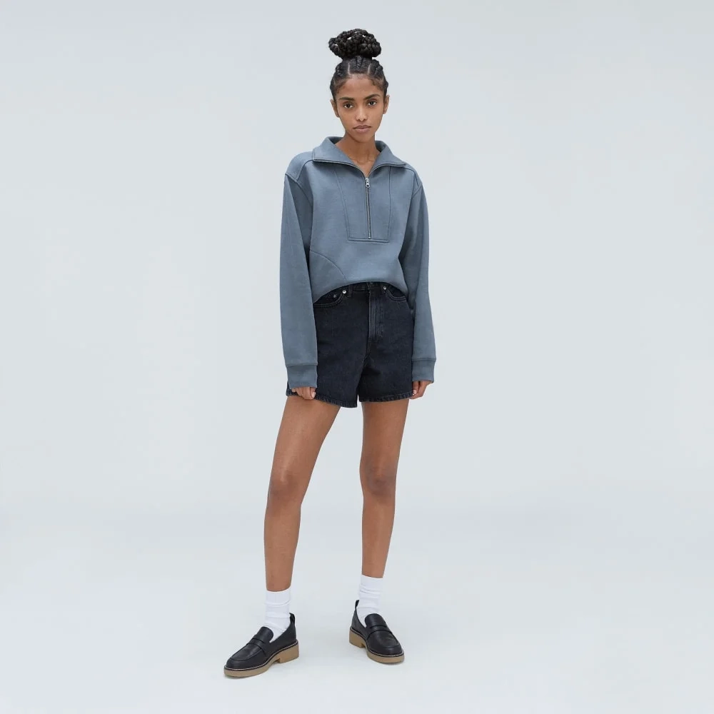 The Track Half-Zip | Faded Blue (4)