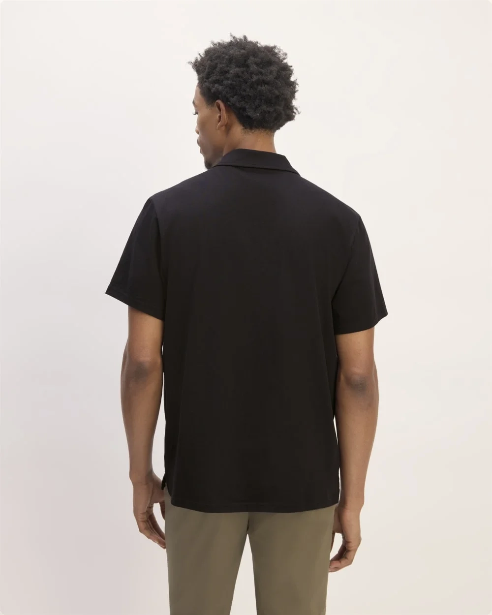The Premium Weight Short-Sleeve Polo | Black (5)