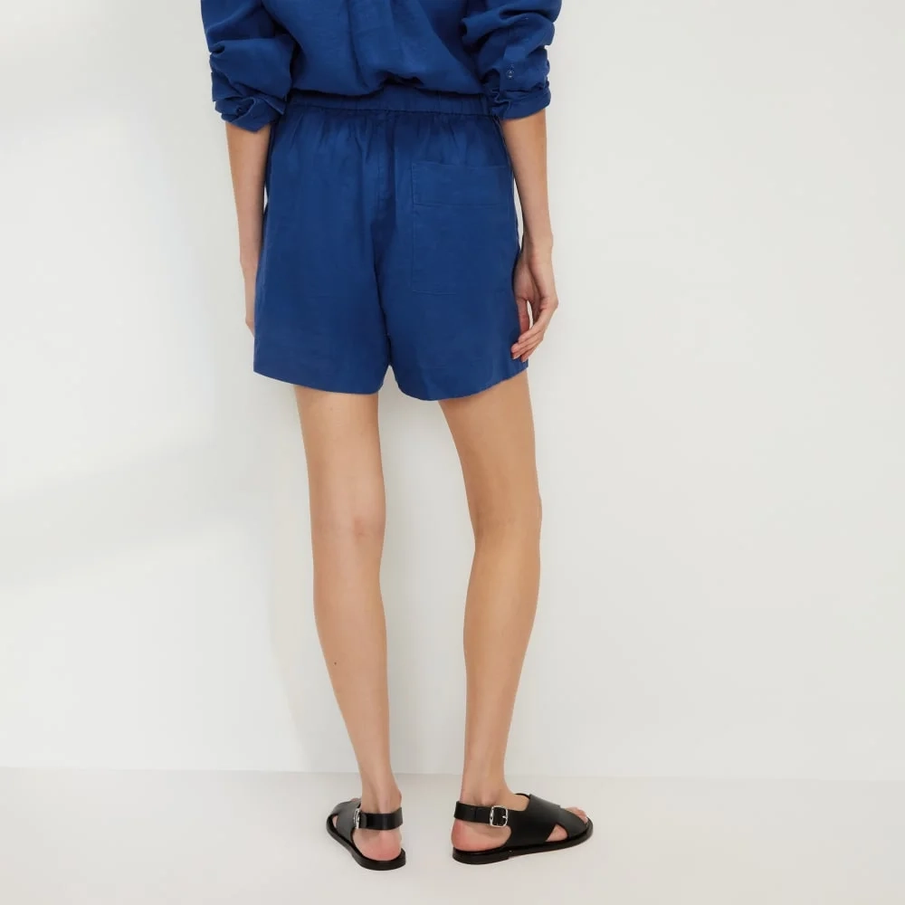 The Linen Boxer Short | Mazarine Blue (5)