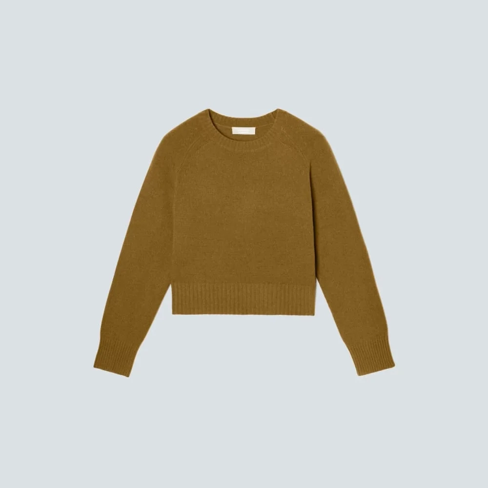 The Cashmere Boxy Crew | Tapenade (4)