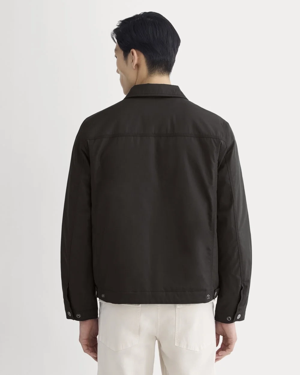 The Filled Harrington Jacket | Black (5)