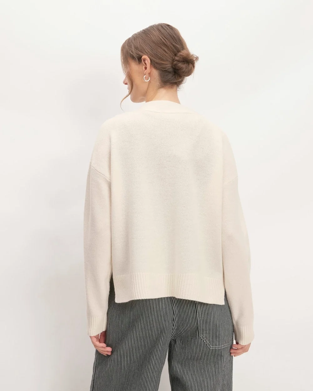The Good Merino Wool Cardigan | Bone (4)