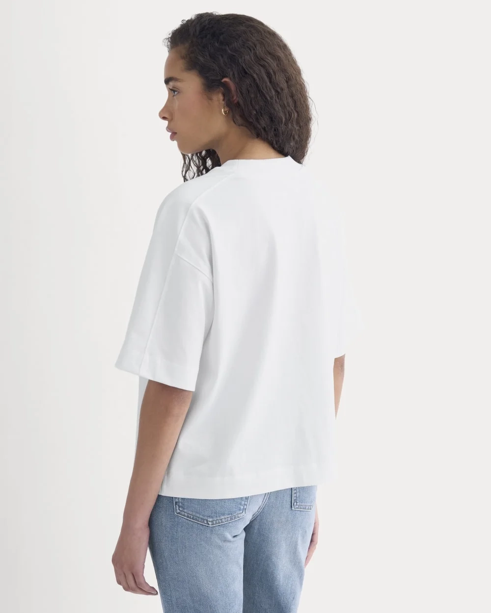 Oversized Seamed Tee | White (5)