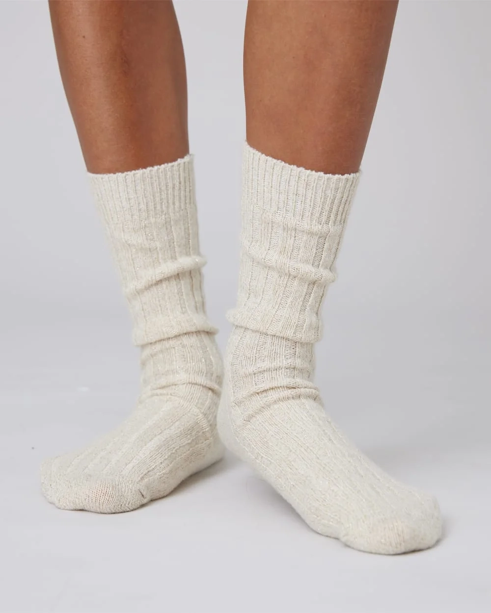 Bodil Chunky Socks | Ivory (3)