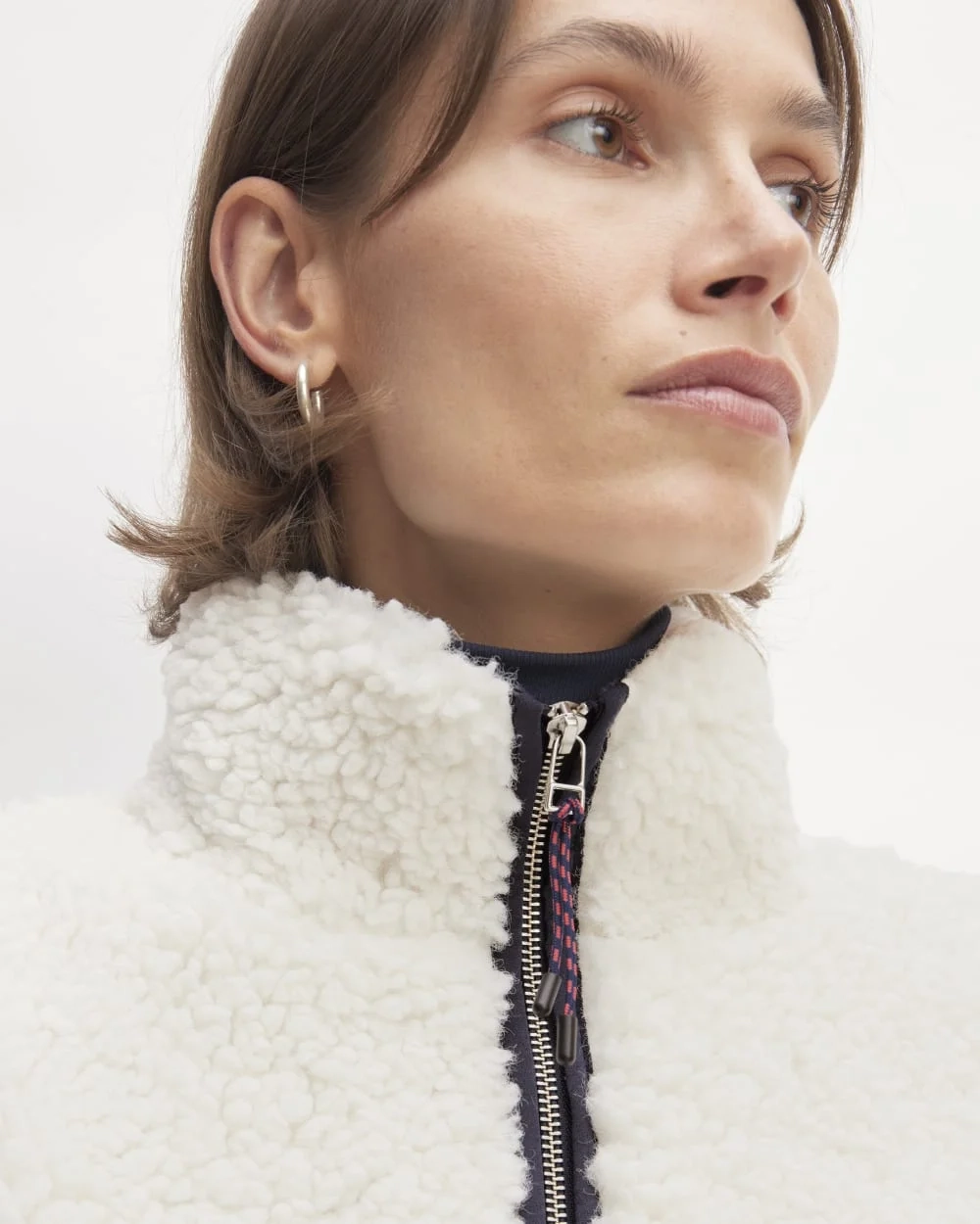 The ReNew Fleece Full Zip | Bone (5)