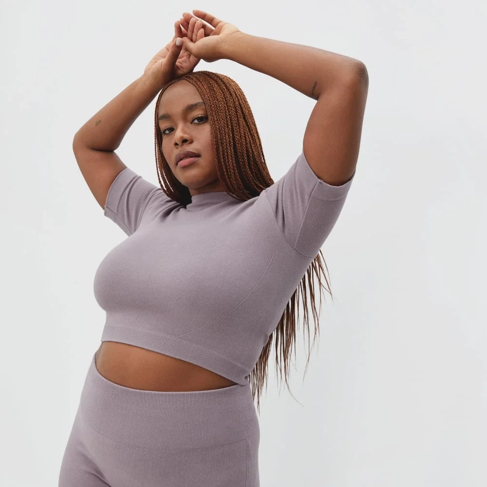 The Seamless Tee | Dusty Lavender (5)
