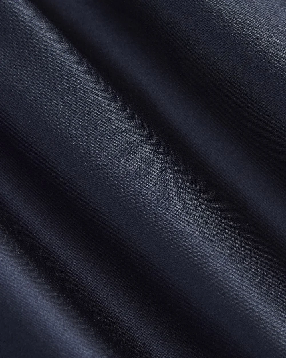 Slip Dress in Silk Charmeuse | Navy (5)