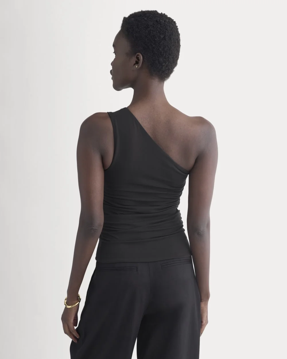 One-Shoulder Top | Black (5)
