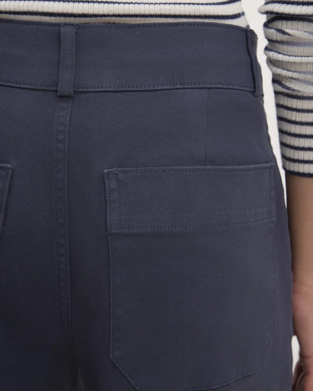 The Organic Wide-Leg Pant | Navy (5)