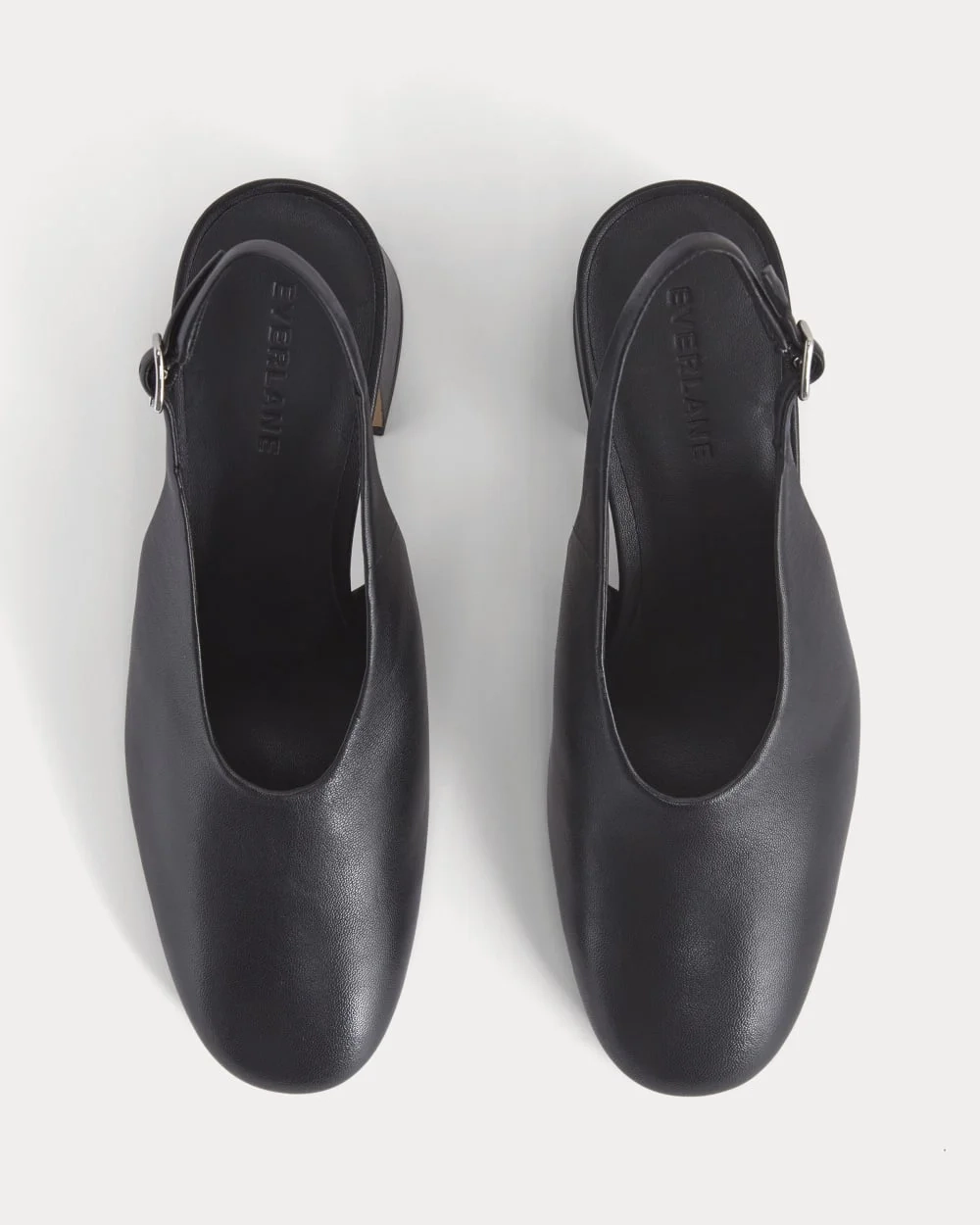 Curved Slingback Heel | Black (5)