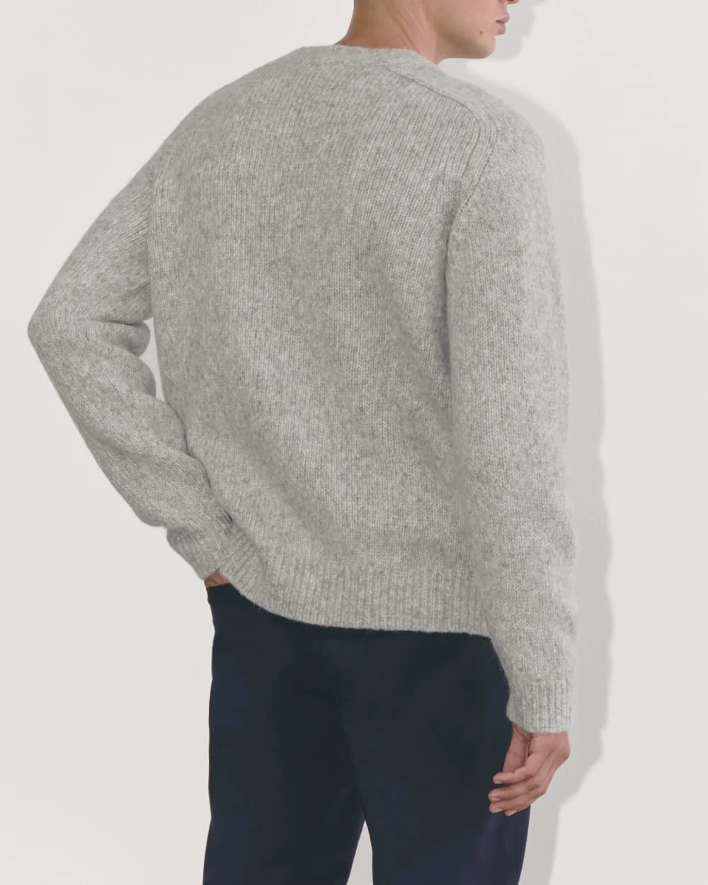 The Cloud Crewneck Sweater | Heather Grey (5)