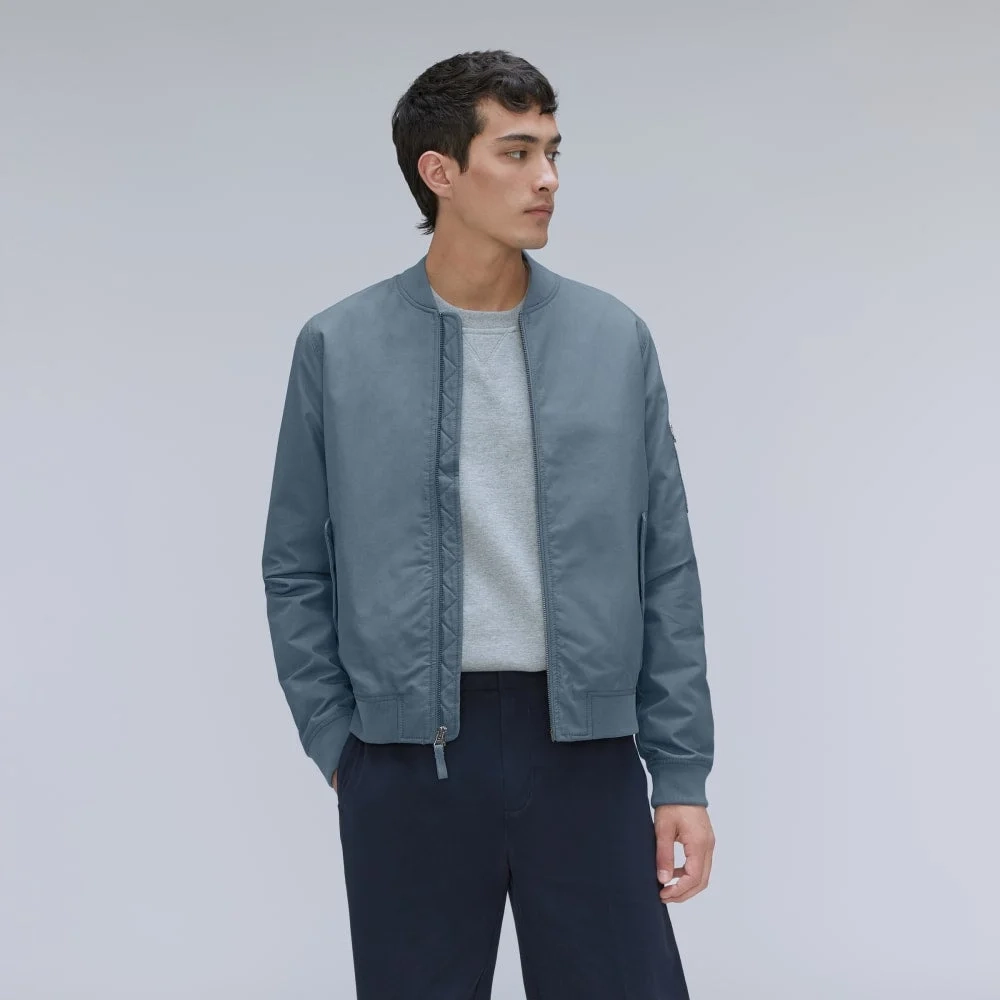 The Bomber Jacket | Uniform | Faded Blue (5)