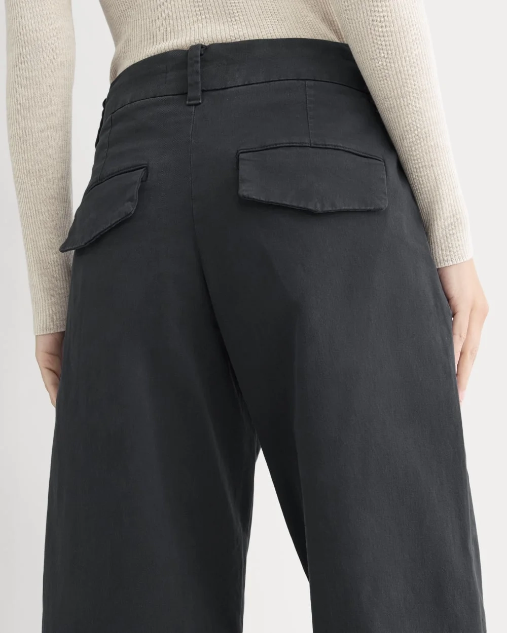 Cotton Twill Chino | Black (4)