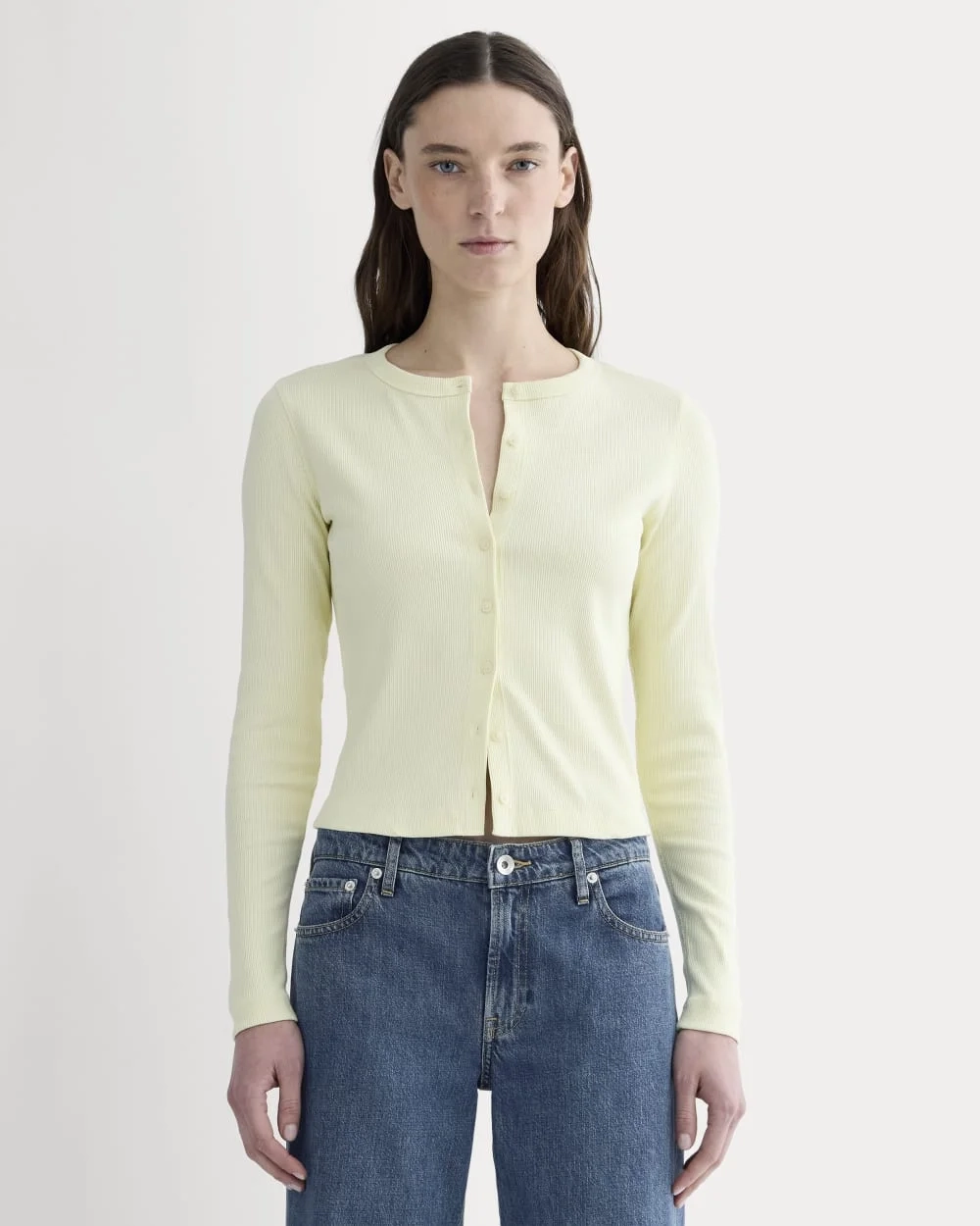 The Selfie Cardigan | Light Yellow