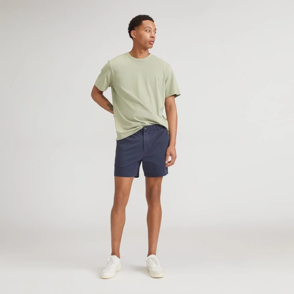 The Pull-On Performance Chino 5" Short | Deep Navy (5)