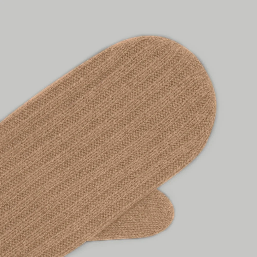 The Cashmere Mittens | Light Camel (4)