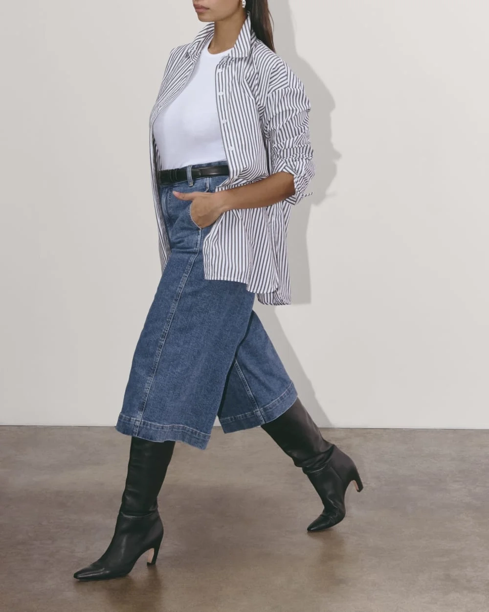 The Denim Culotte | New Blue (3)