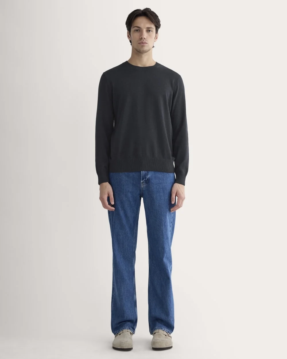 The No-Sweat Sweater | Uniform | Heathered Midnight (4)