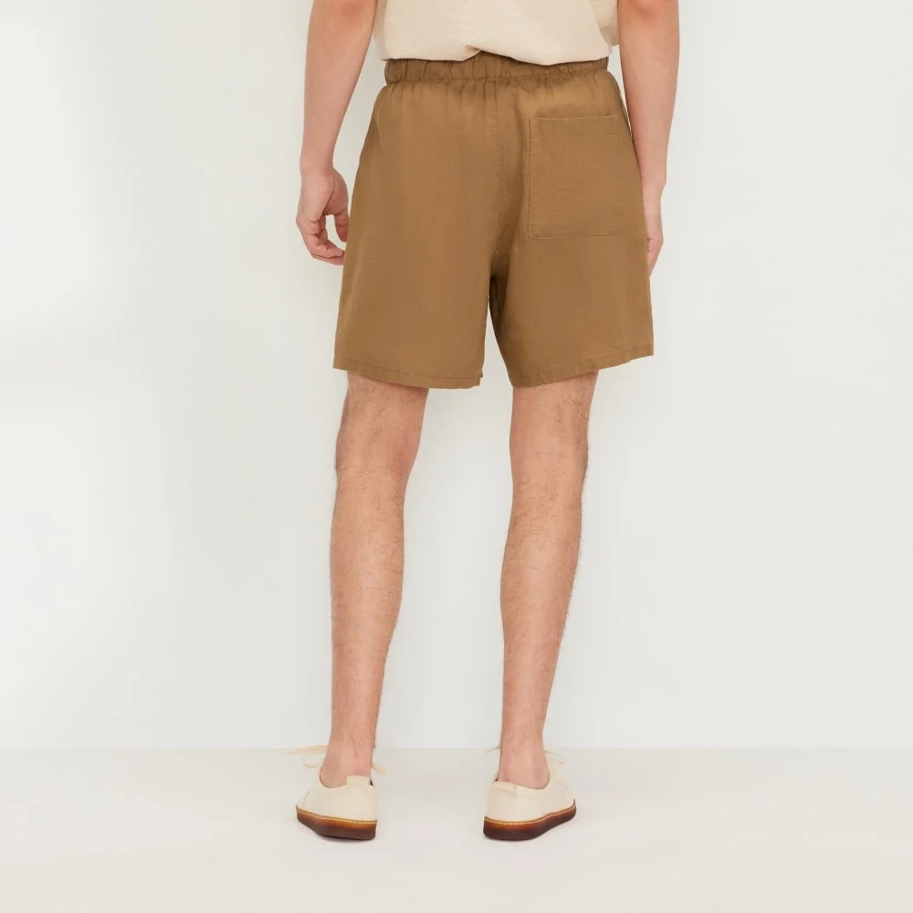 The Linen Easy Short | Toasted Coconut (5)