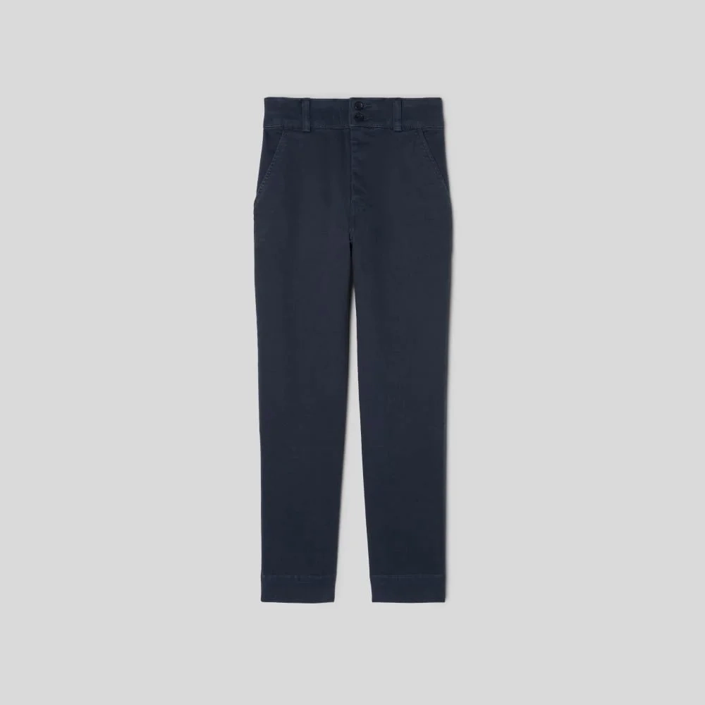 The Organic Straight-Leg Pant |  Navy (4)
