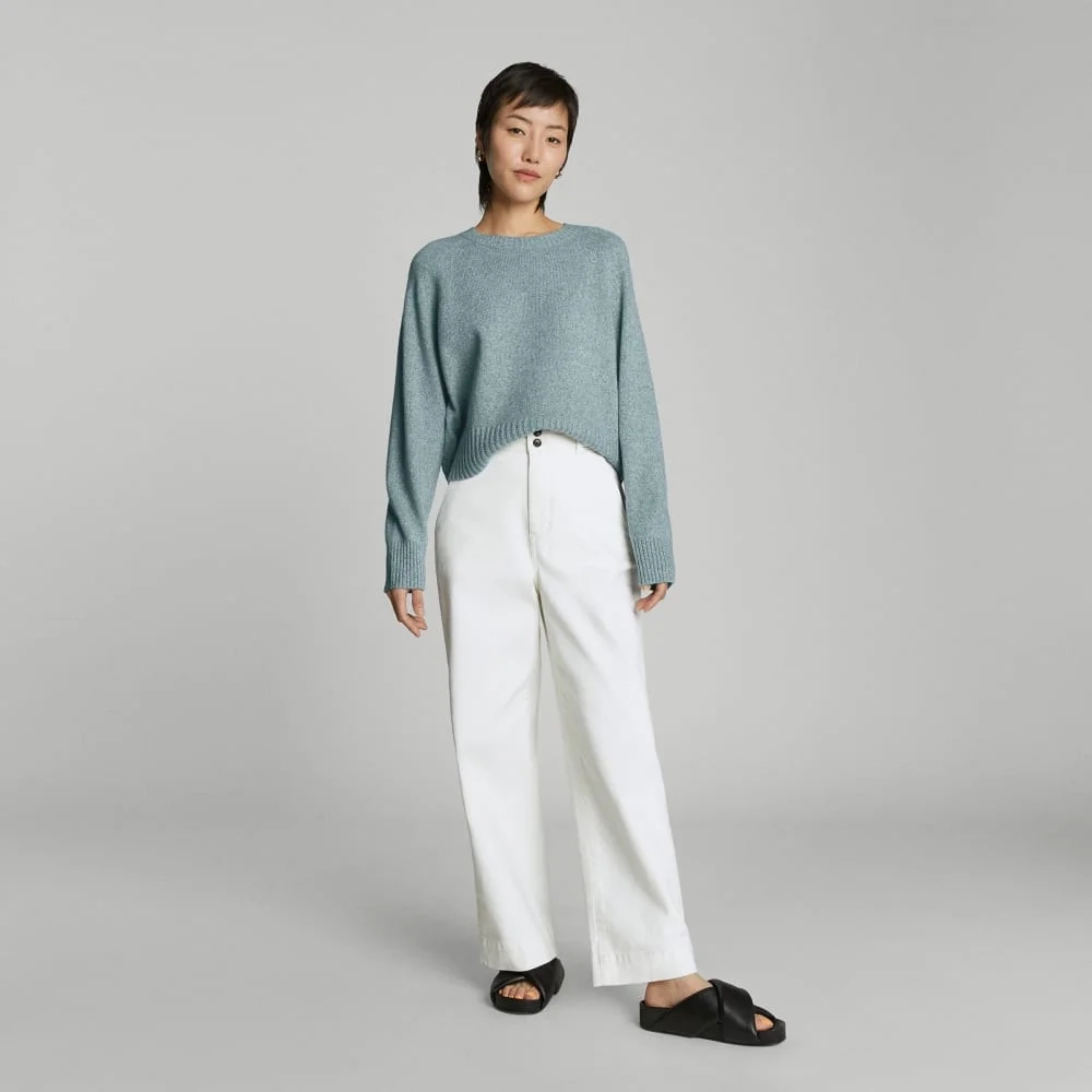The Cashmere Boxy Crew | Spring Lake Twist (3)