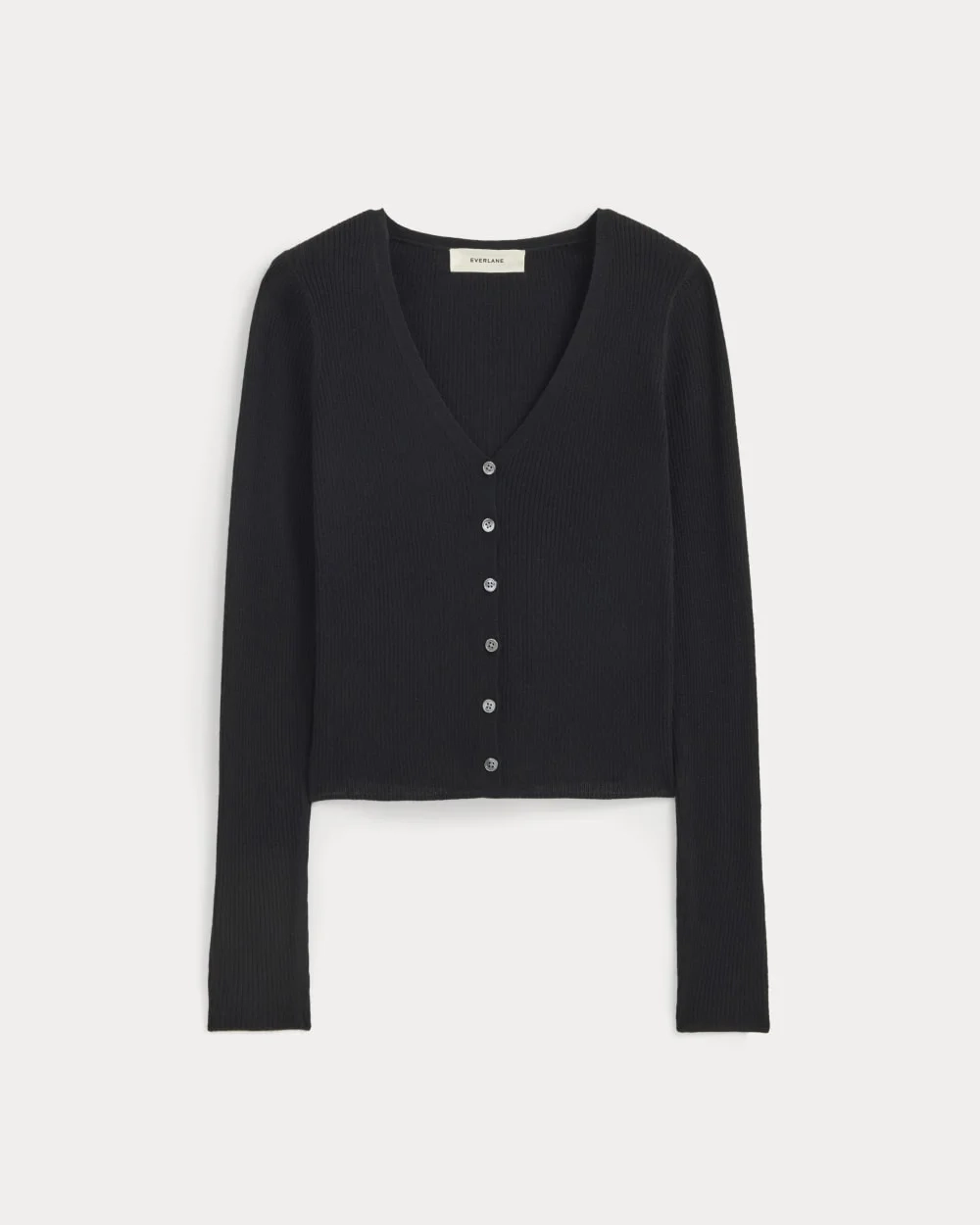 The Cardigan in Ultrasoft Merino | Black (4)