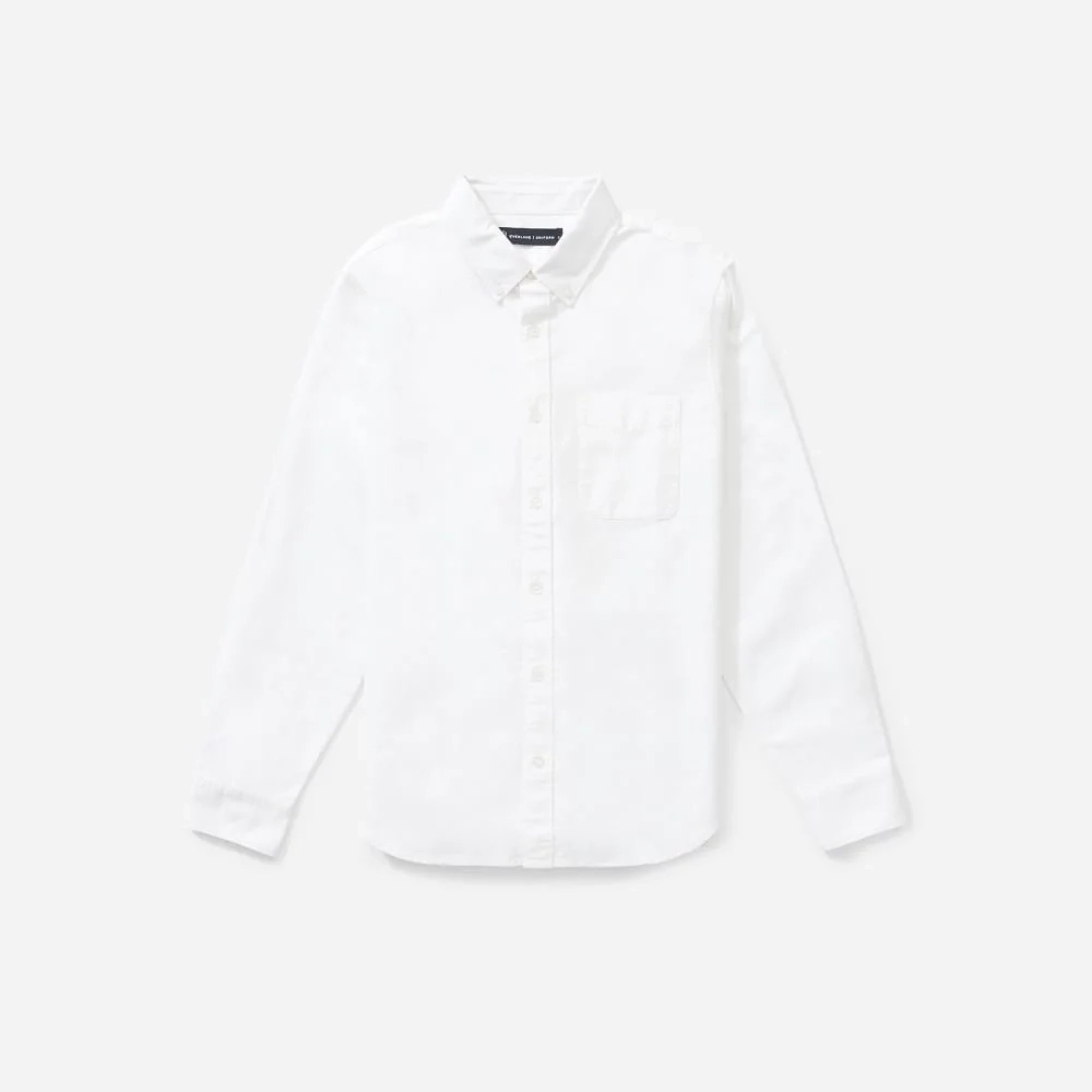 The Standard Fit Japanese Oxford Shirt | Uniform | White | Tall