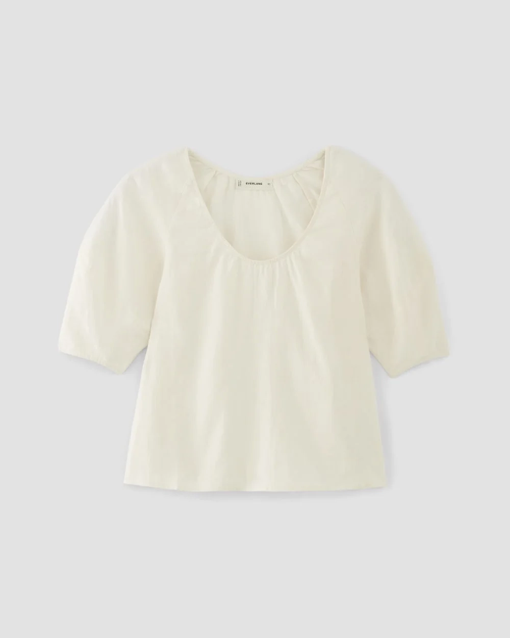 The Scoop Top in Linen | Bone (4)
