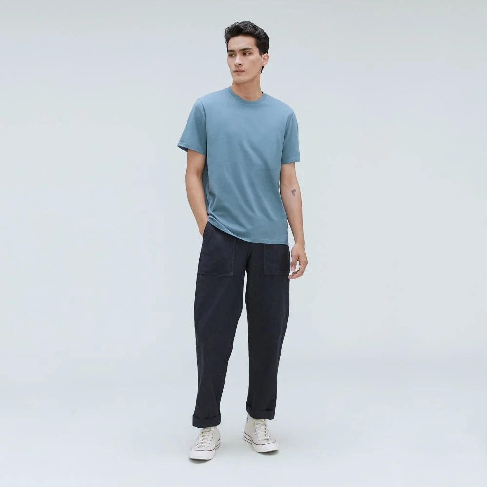 The Organic Cotton Crew | Greyish Blue (4)