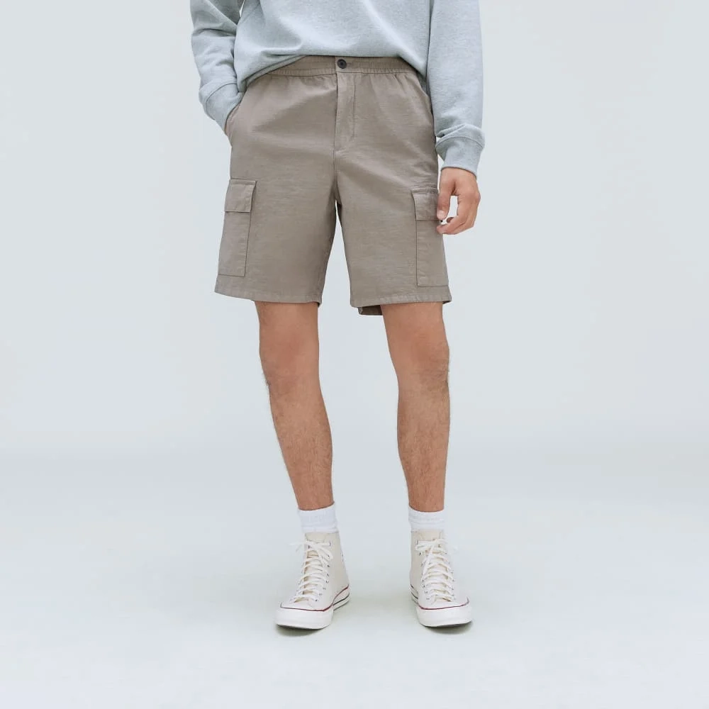 The Cotton Linen Short | Clay (4)