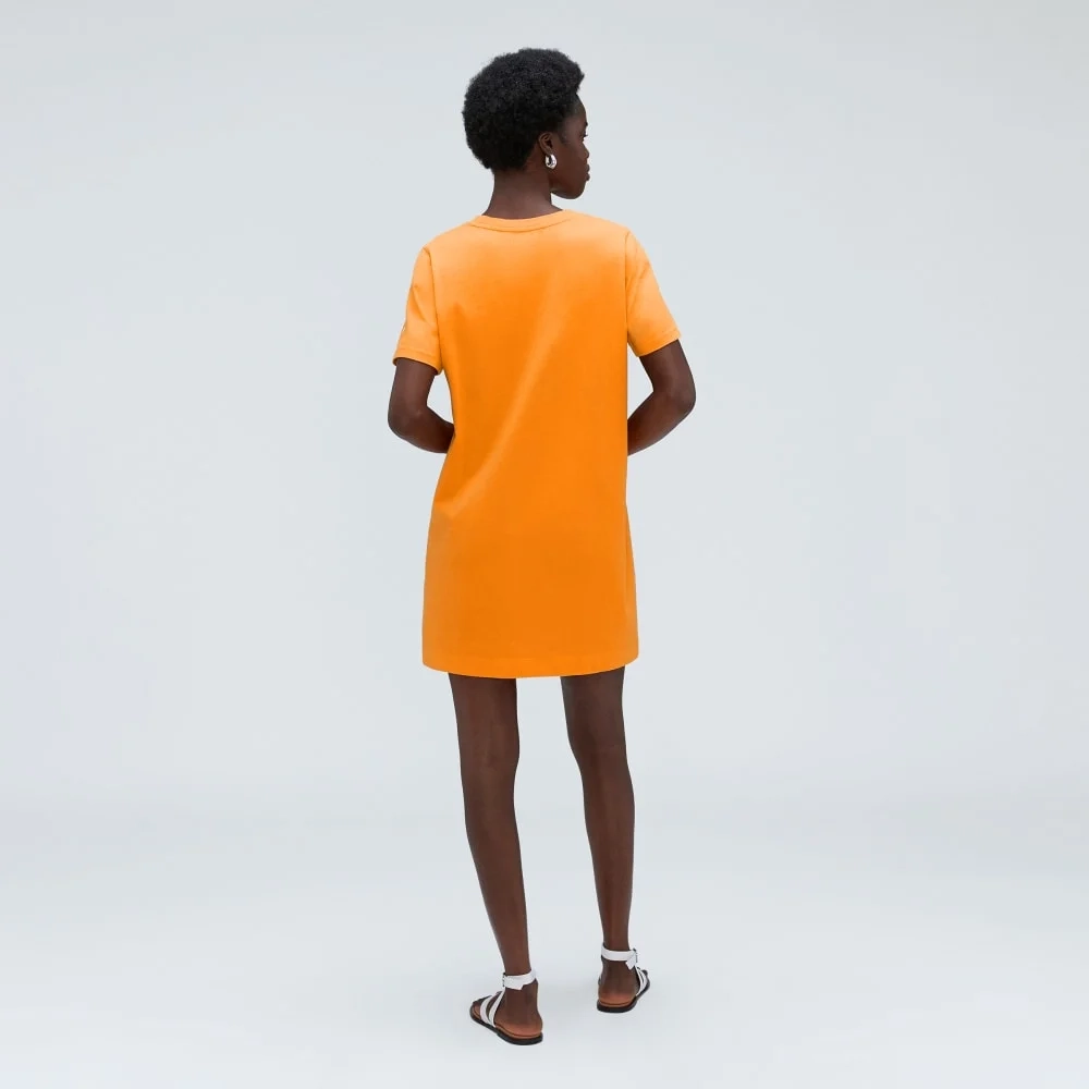 The Organic Cotton Weekend Tee Dress | Turmeric (6)