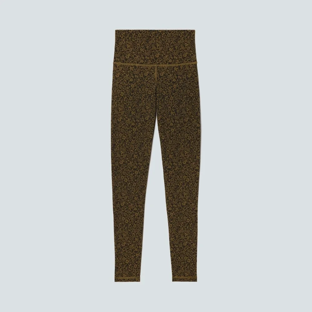 The Perform Legging® | Black / Breen Floral | Ankle