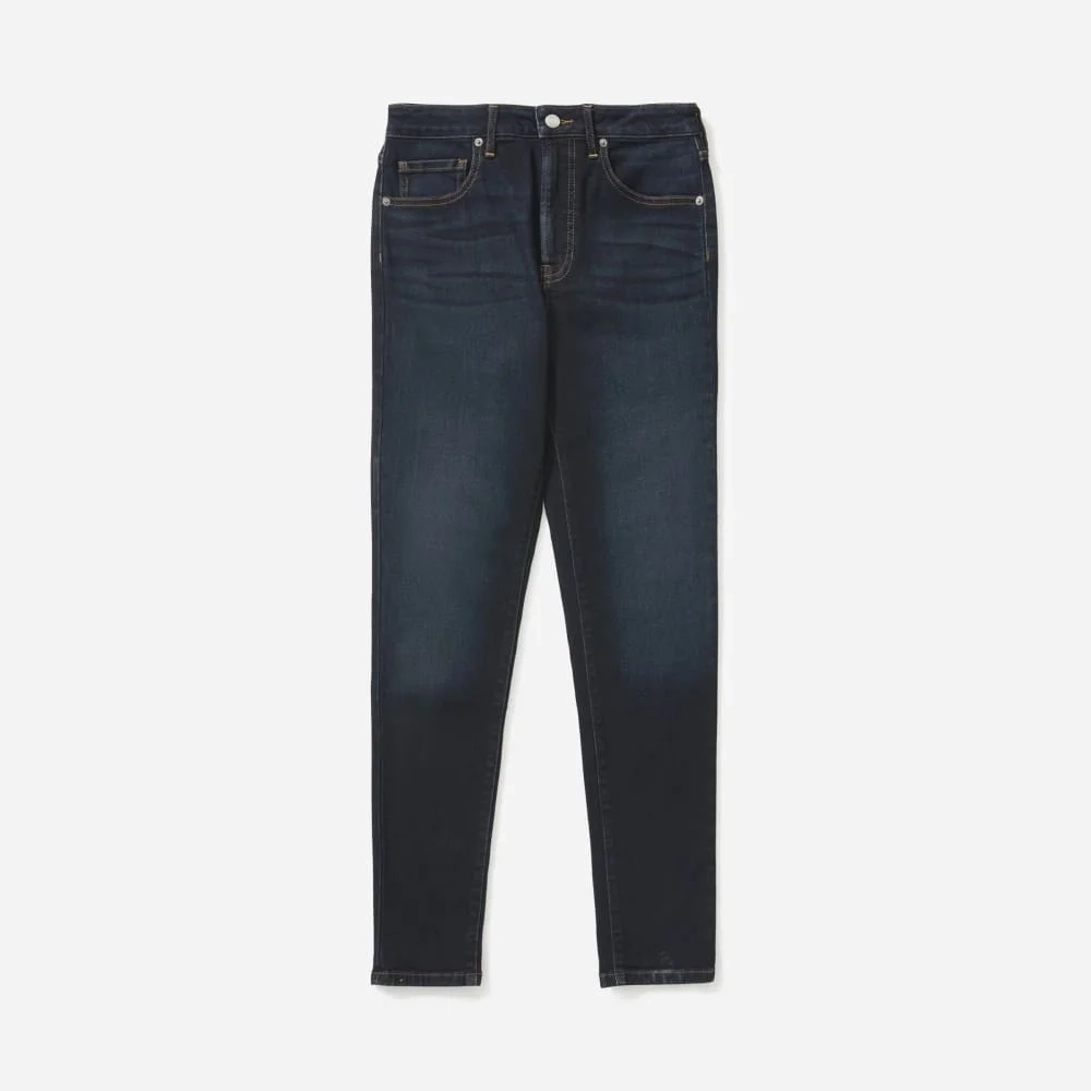 The Curvy Authentic Stretch High-Rise Skinny Jean | Dark Blue Wash | 28.5" Insea
