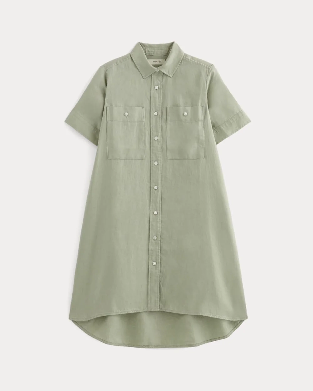 The Daytripper Dress in Linen | Seagrass (4)