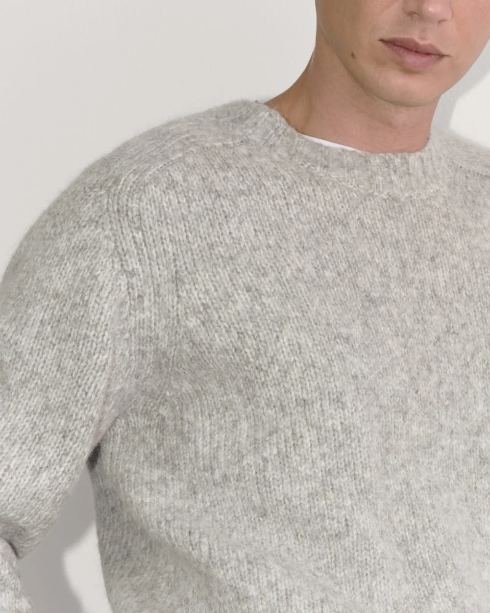 The Cloud Crewneck Sweater | Heather Grey (6)