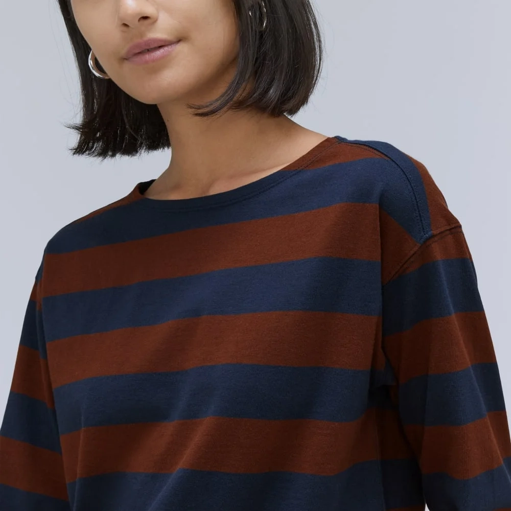 The Mariner Tee | Carob / Navy (5)