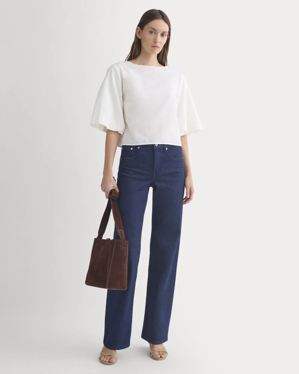 Bubble-Sleeve Top | Bone (3)