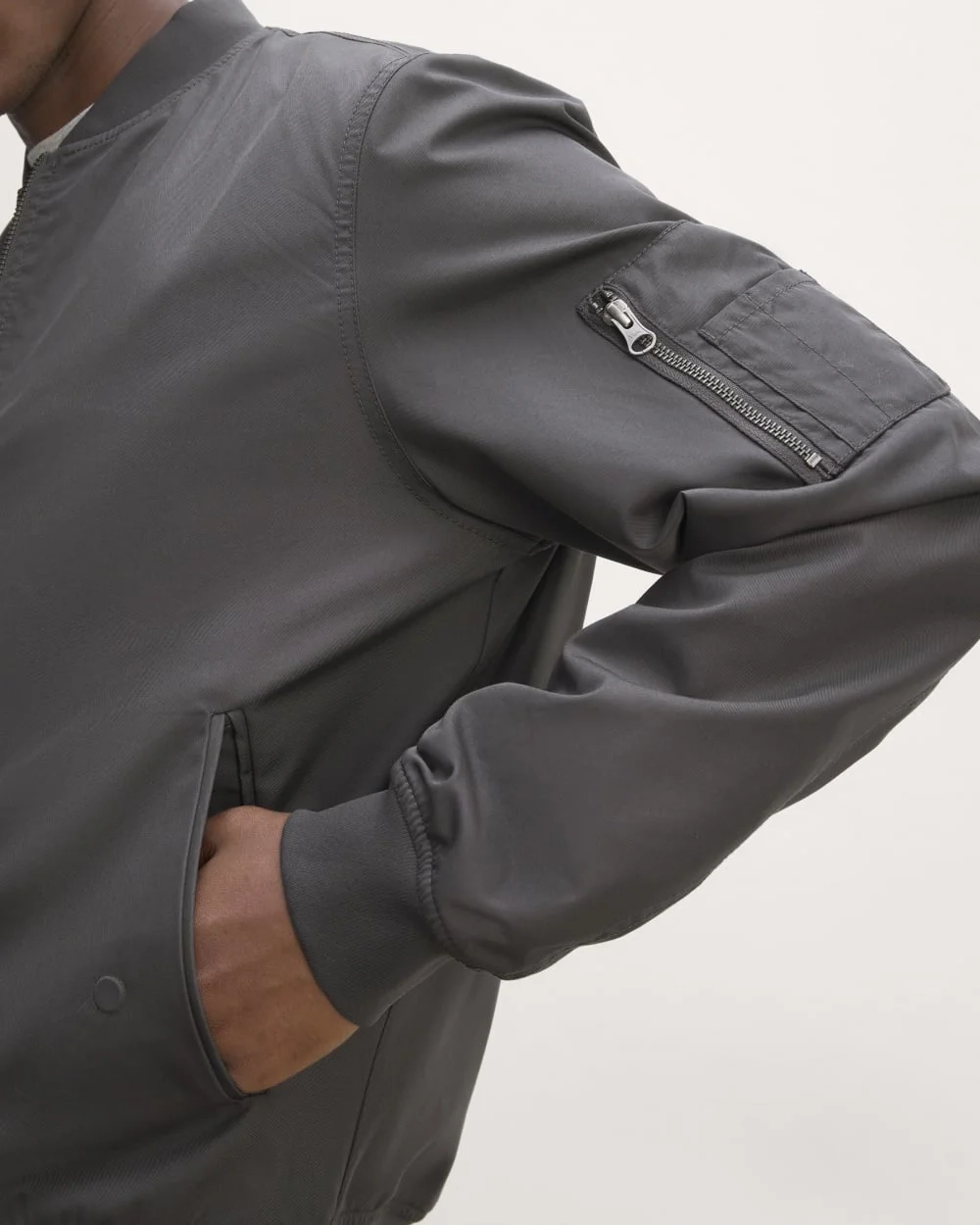 The Bomber Jacket | Uniform | Graphite (4)
