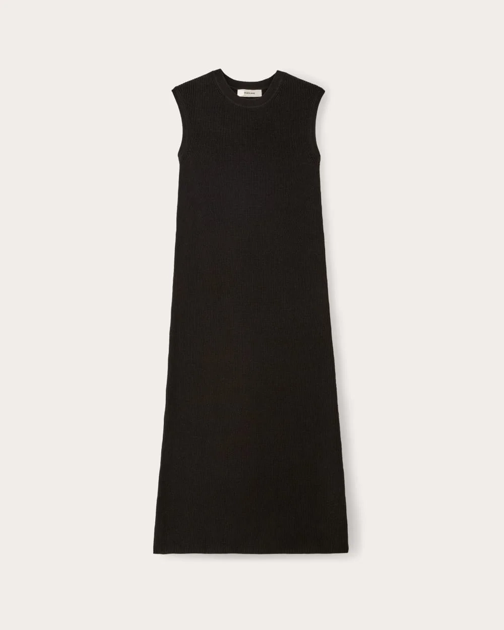 The Midi Dress in Everyday Cotton | Black (5)