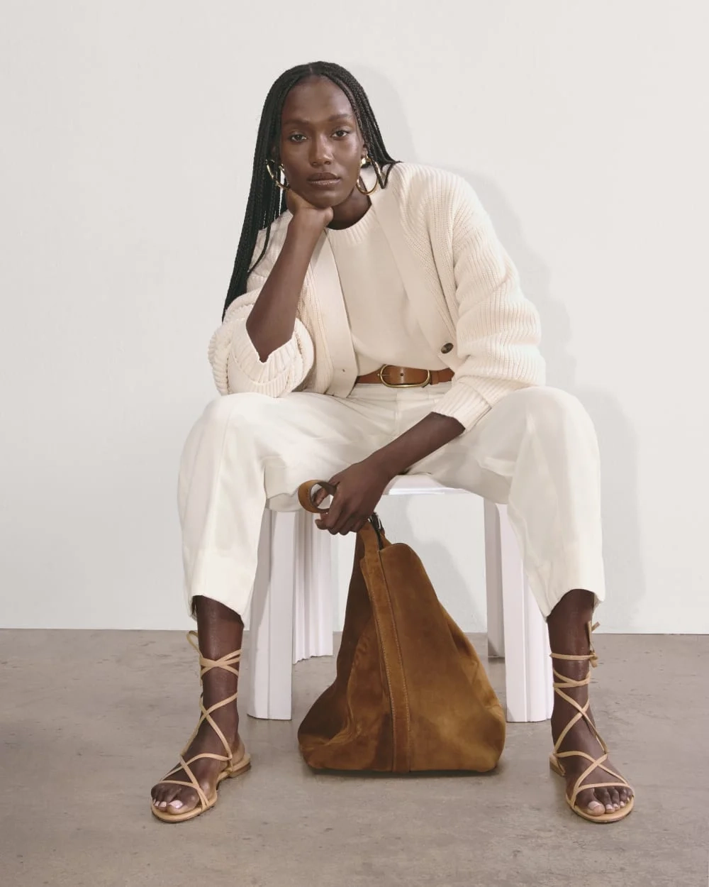The Utility Pant in Buttersoft | Bone (4)