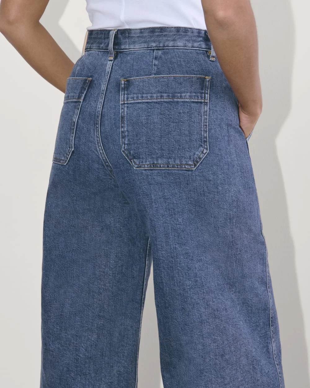 The Denim Culotte | New Blue (4)
