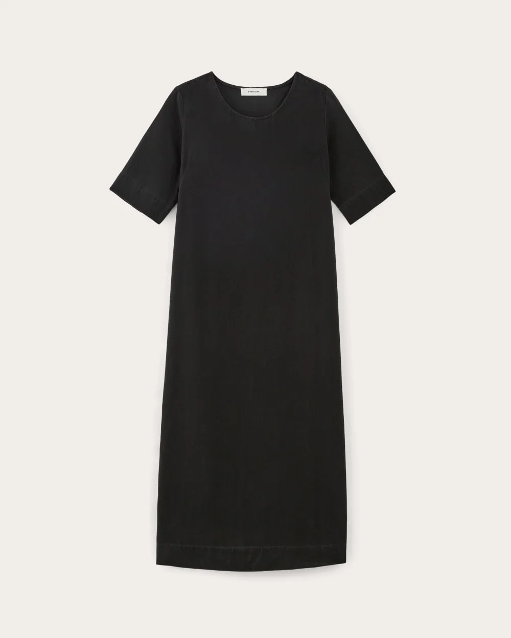 The Relaxed T-Shirt Dress in Buttersoft | Black (5)