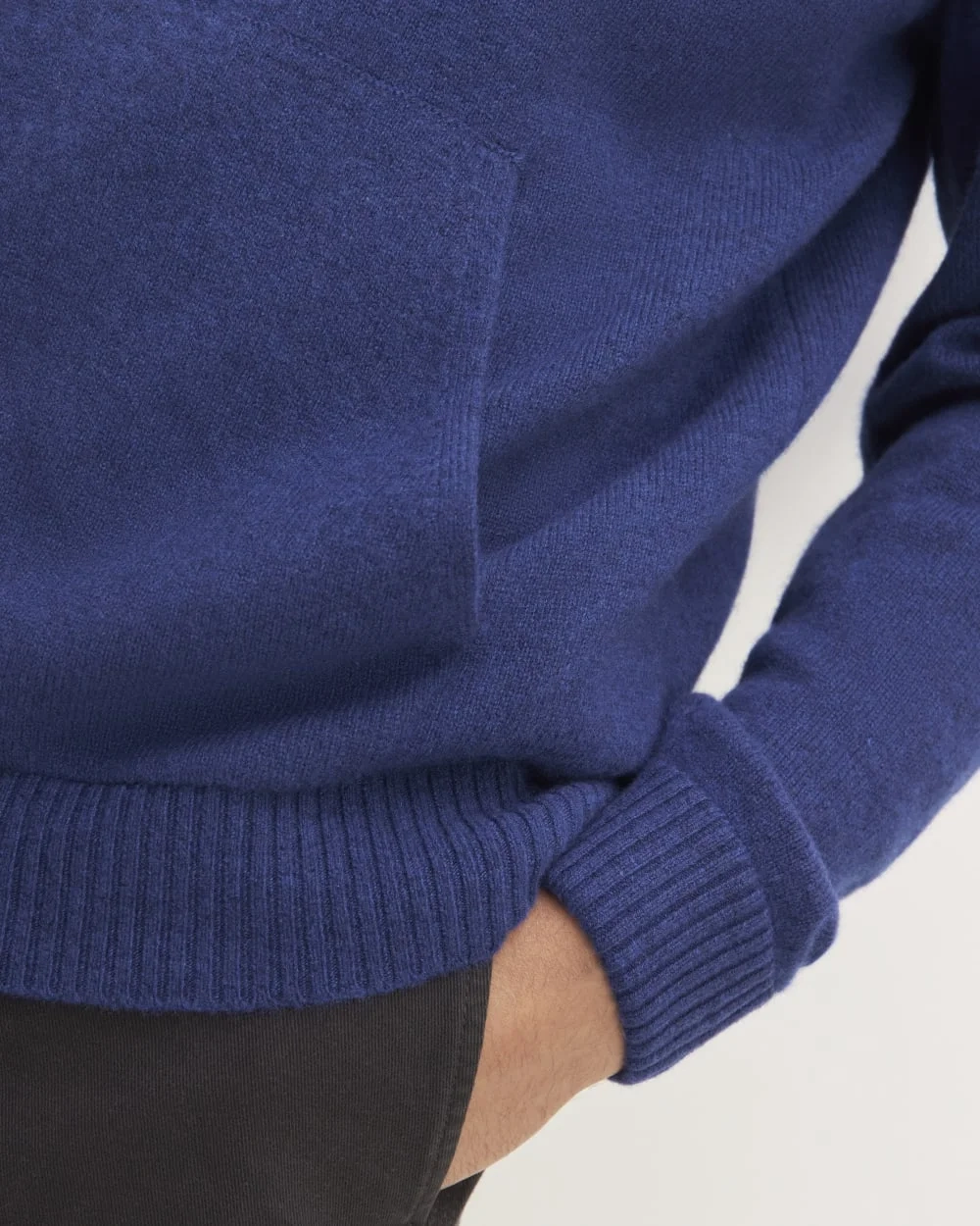The Felted Merino Hoodie | Bellwether Blue Heather (4)
