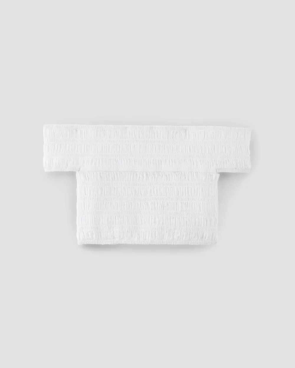 The Gauze Smock Top | White (5)