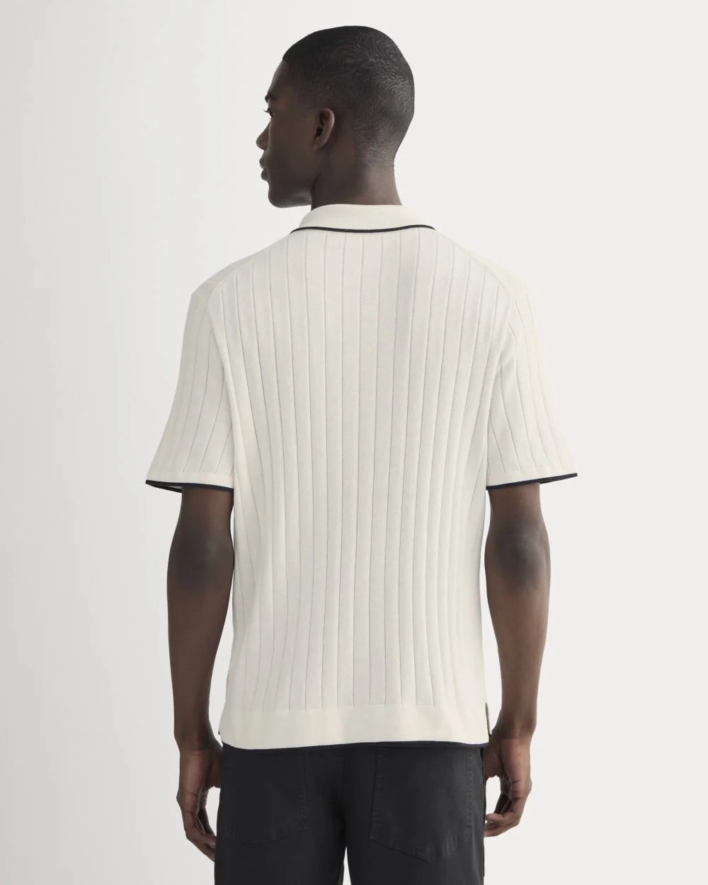 The No-Sweat Button-Down Polo | Heathered Canvas (4)