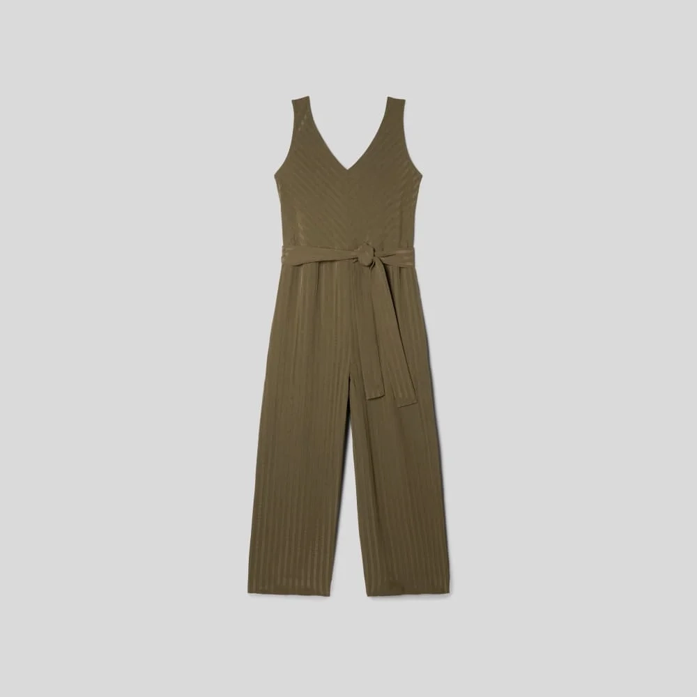 The City Stripe Draped Jumpsuit | Beech (5)