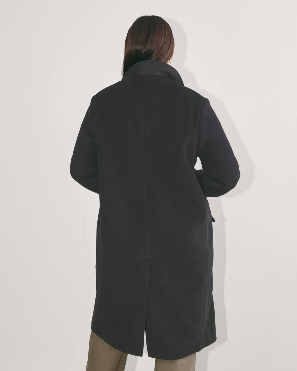 The Topcoat in Wool | Black (3)